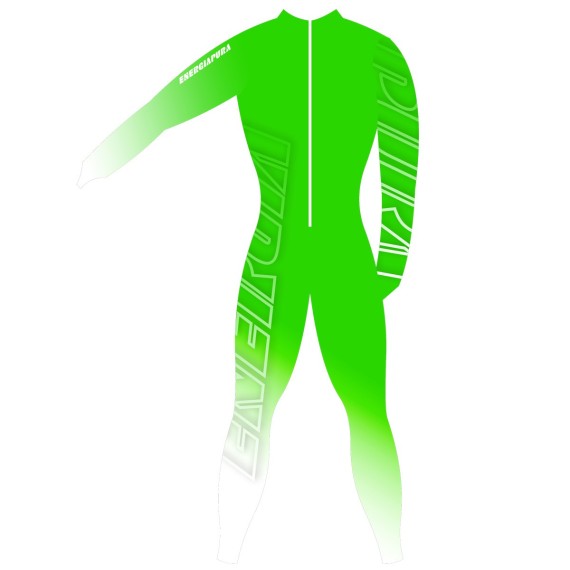 Racing suit Energiapura Bold Junior green-white
