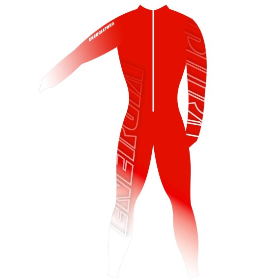Racing suit Energiapura Bold Junior red-white