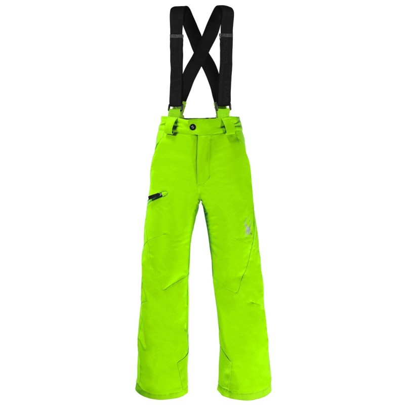Pantalon ski Spyder Propulsion Garçon vert fluo