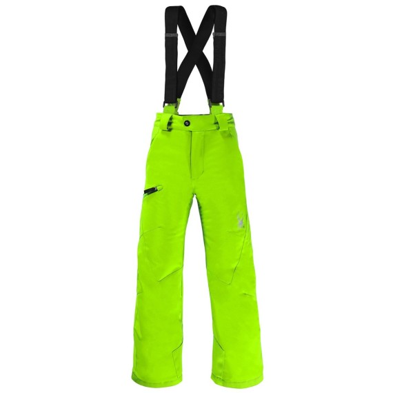 Pantalon ski Spyder Propulsion Garçon vert fluo