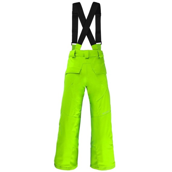 Pantalone sci Spyder Propulsion Bambino verde fluo