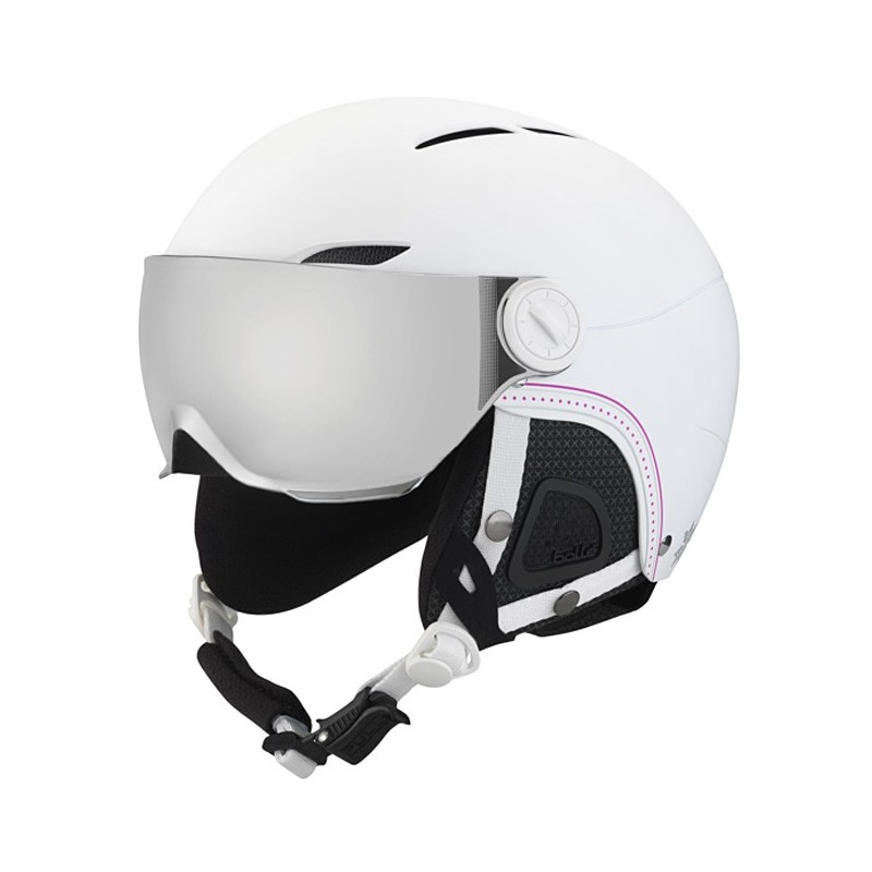 Ski helmet Bollè Juliet Visor Woman white-black