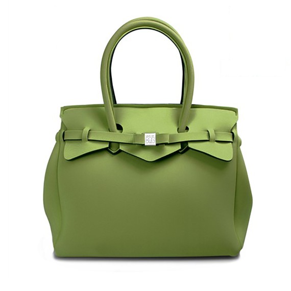 Borsa Save My Bag Miss verde salvia