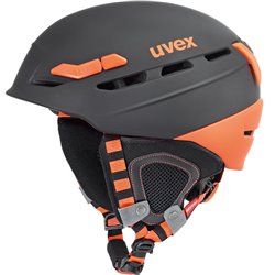 Casco sci Uvex p.8000 tour nero-arancio