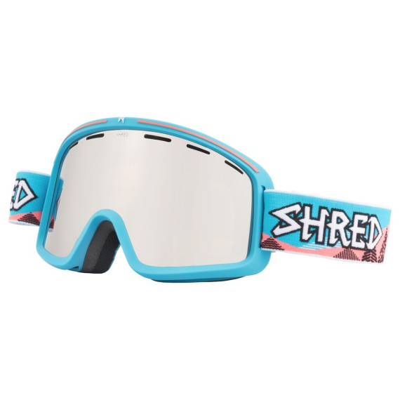 SHRED Masque ski Shred Monocle bleu clair