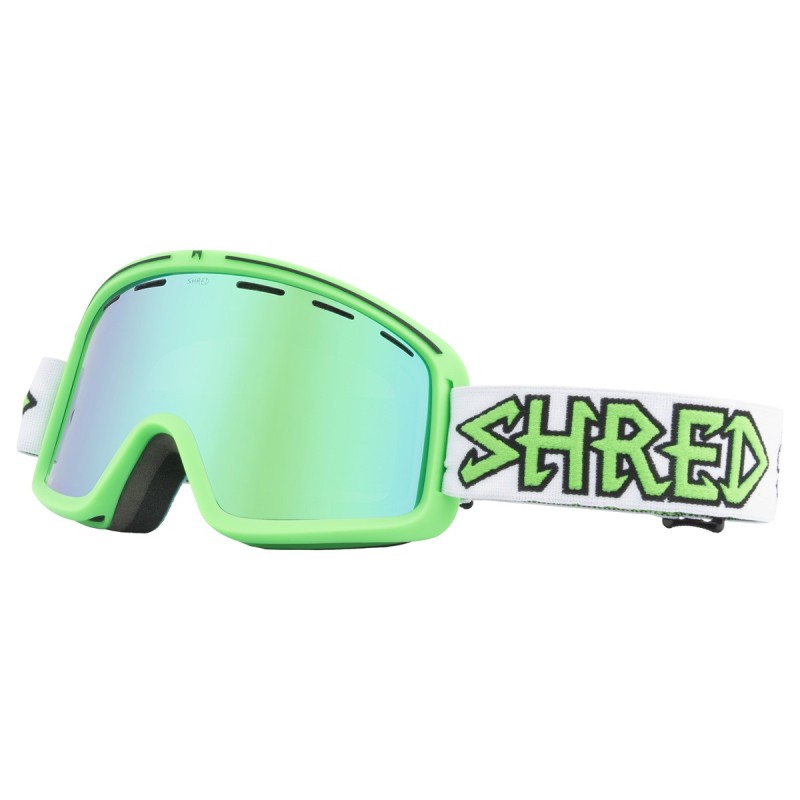 SHRED Masque ski Shred Monocle vert