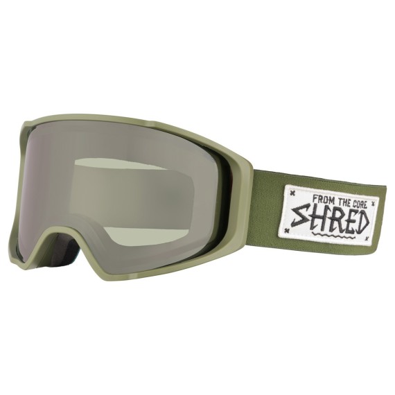 SHRED Masque ski Shred Monocle vert militaire
