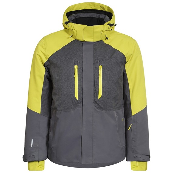 Ski jacket Icepeak Ken Man yellow-grey