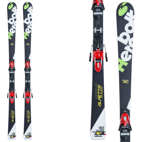 Sci Bottero Ski Grand Alpetta + piastra Vist Wc Race + attacchi Tyrolia Race 16 BOTTERO SKI Race carve - sl - gs