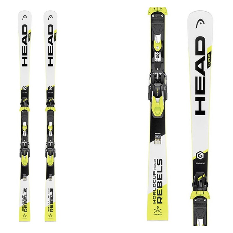 Sci Head WC Rebels iSpeed RP EVO 14 + attacchi Sp 13 HEAD Race carve - sl - gs