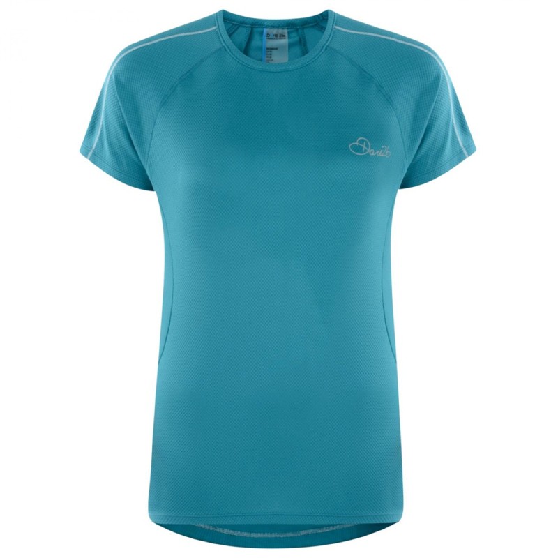 T-shirt running Dare 2b Reform Femme turquoise