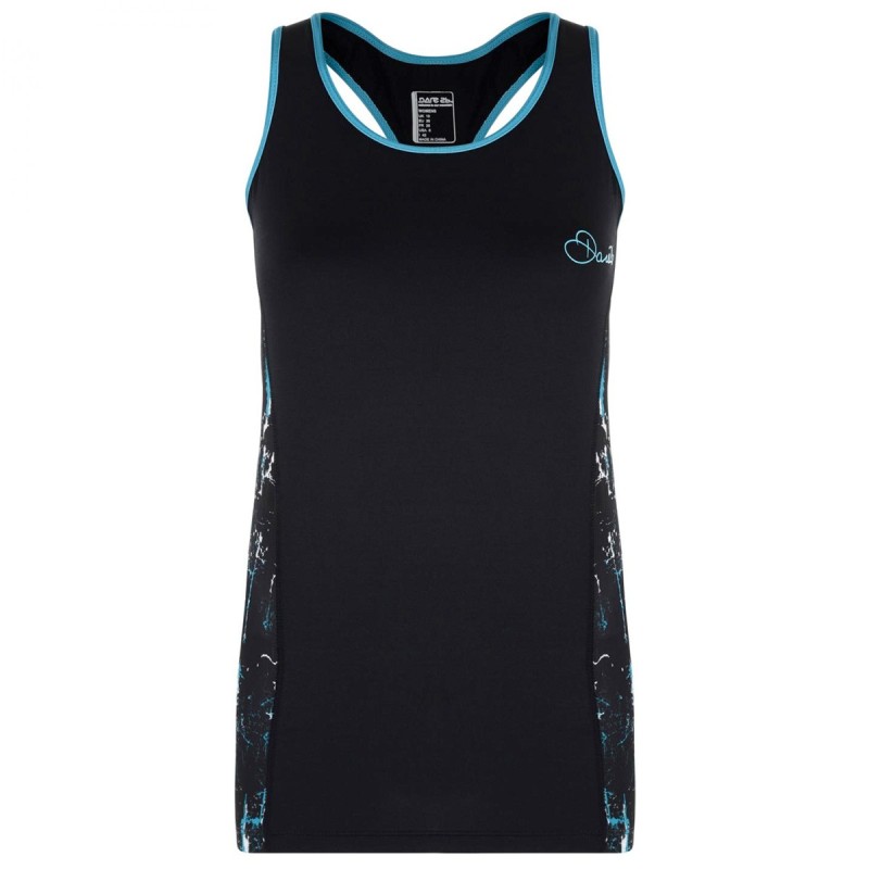 Running vest Dare 2b Inflexion Woman black-turquoise