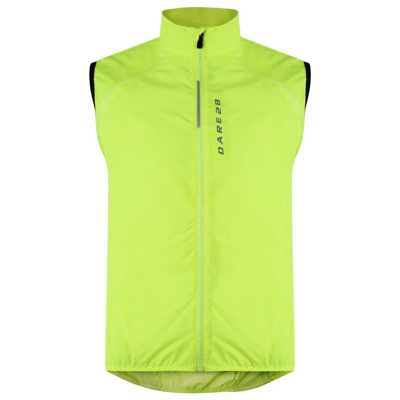 Windproof running jacket Dare 2b Unveil Man yellow