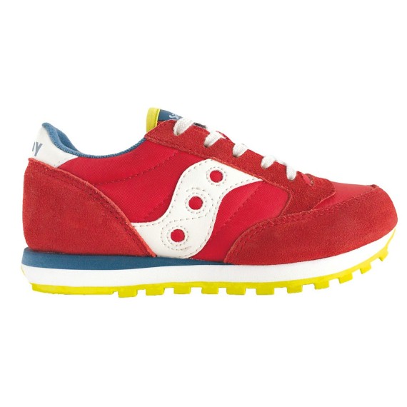 Sneakers Saucony Jazz O’ Bambino rosso-blu-lime (mis. 36-38) SAUCONY Scarpe moda