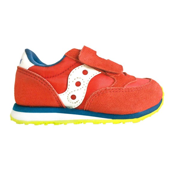 Sneakers Saucony Jazz HL Baby rojo-azul-lime