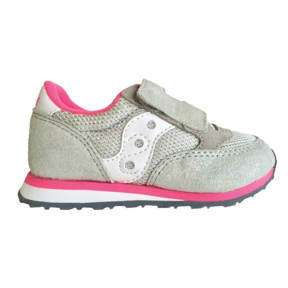 Sneakers Saucony Jazz HL Baby plata-rosa