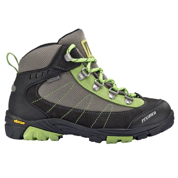 Zapatos trekking Tecnica Makalu Gtx Junior gris-lime (28-33)