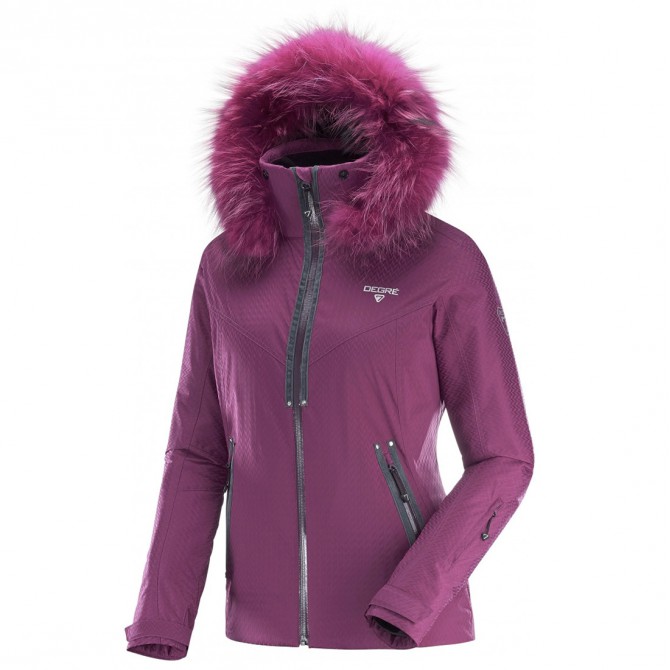 Ski jacket Degré 7 Vraie Bise Woman purple