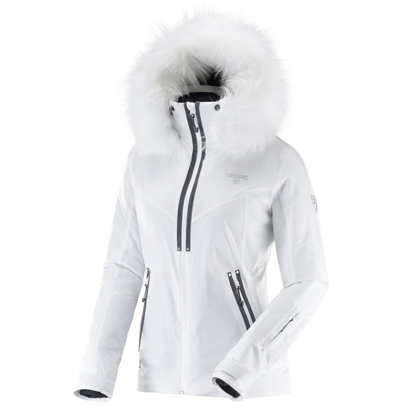 Ski jacket Degré 7 Vraie Bise Woman white