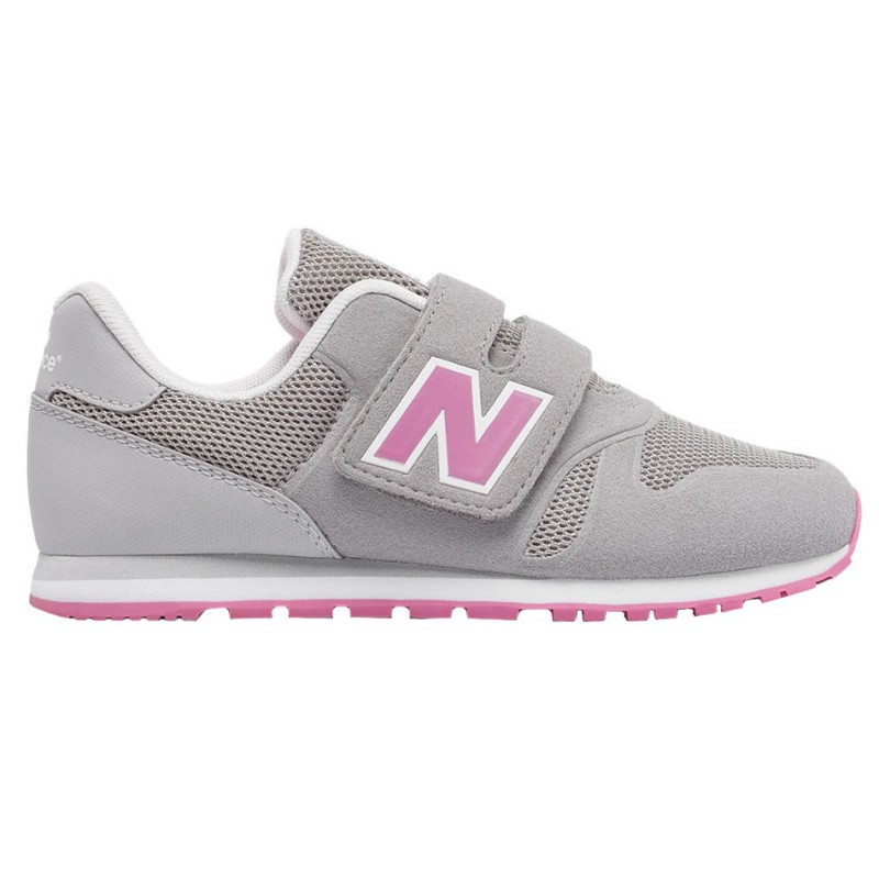 Sneakers New Balance 373 Hook and Loop Girl grigio-rosa NEW BALANCE Scarpe sportive