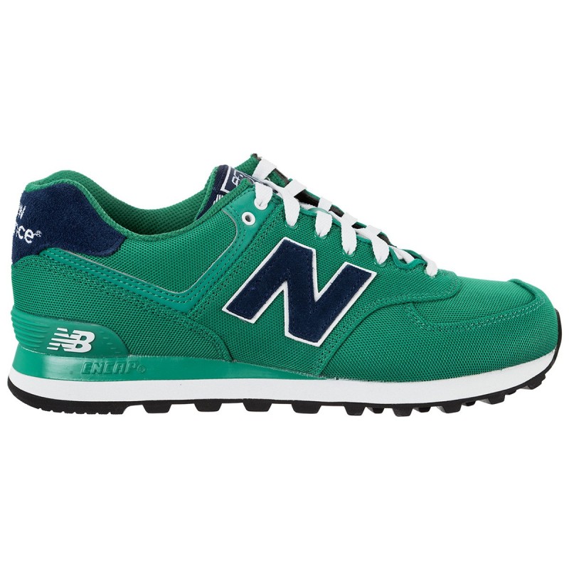 Sneakers New Balance 574 Homme vert-bleu