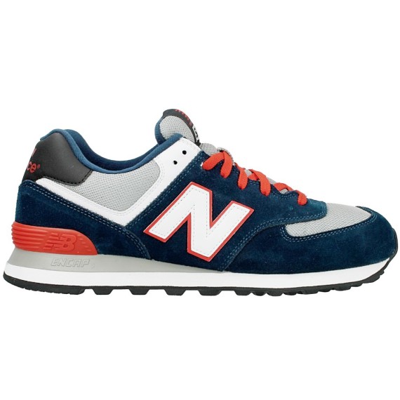 Sneakers New Balance 574 Homme bleu-rouge