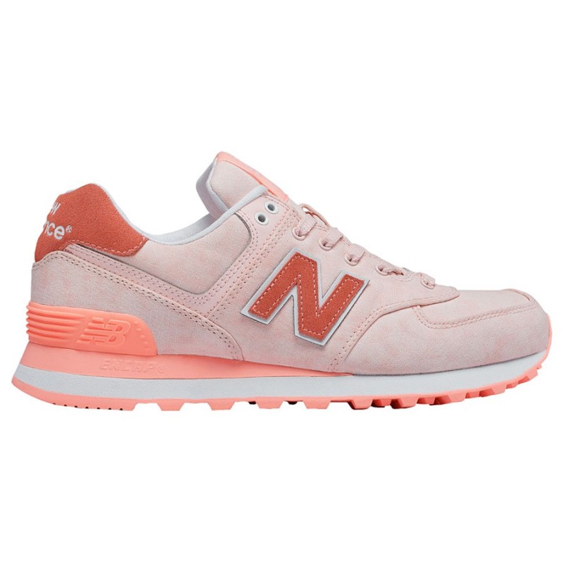new balance 574 mujer gris y rosa