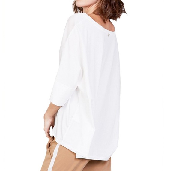 T-shirt Manila Grace Kimono Donna bianco