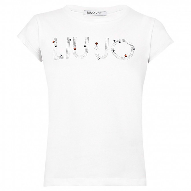 T-shirt Liu-Jo Everyday Diary Bambina bianco
