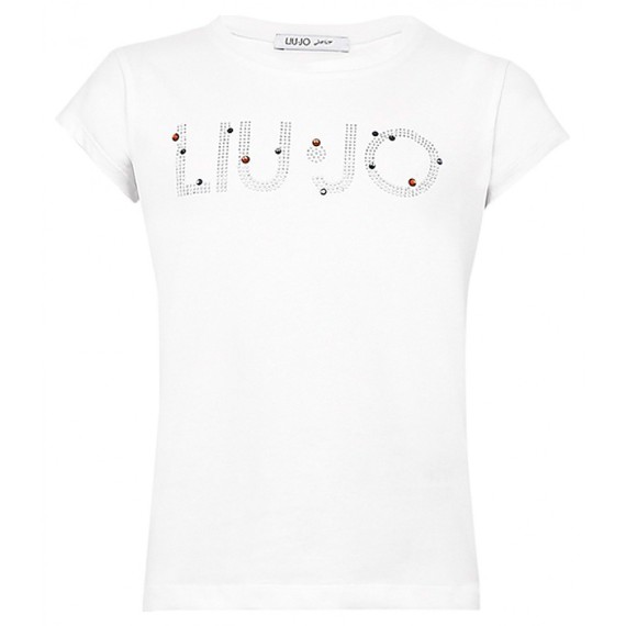 T-shirt Liu-Jo Everyday Diary Girl white