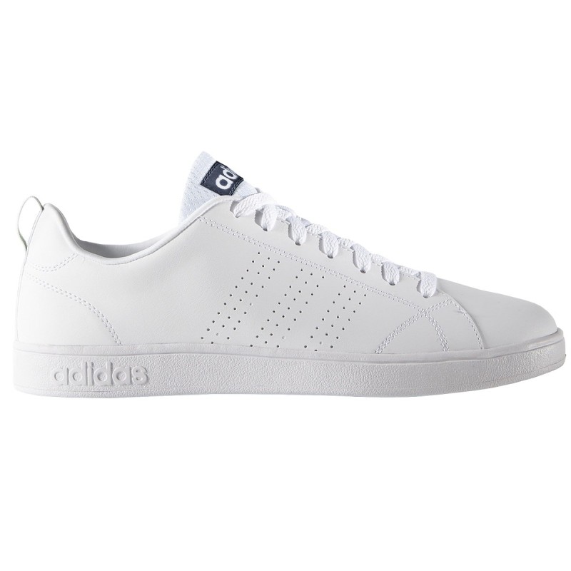 Sneakers Adidas VS Advantage Clean Homme blanc-bleu
