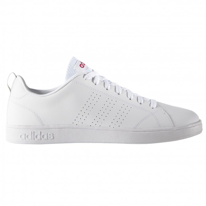 ADIDAS Sneakers Adidas VS Advantage Clean Femme blanc-rouge