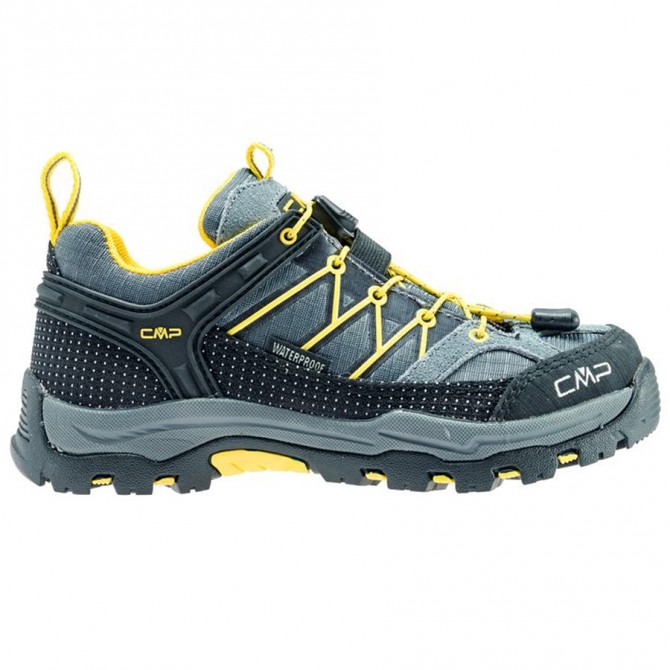 Zapato trekking Cmp Rigel Low Junior gris-amarillo (38-41)