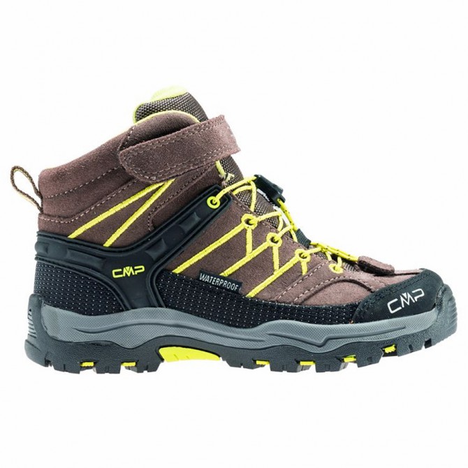 Trekking shoes Cmp Rigel Mid Junior brown-lime (30-37)