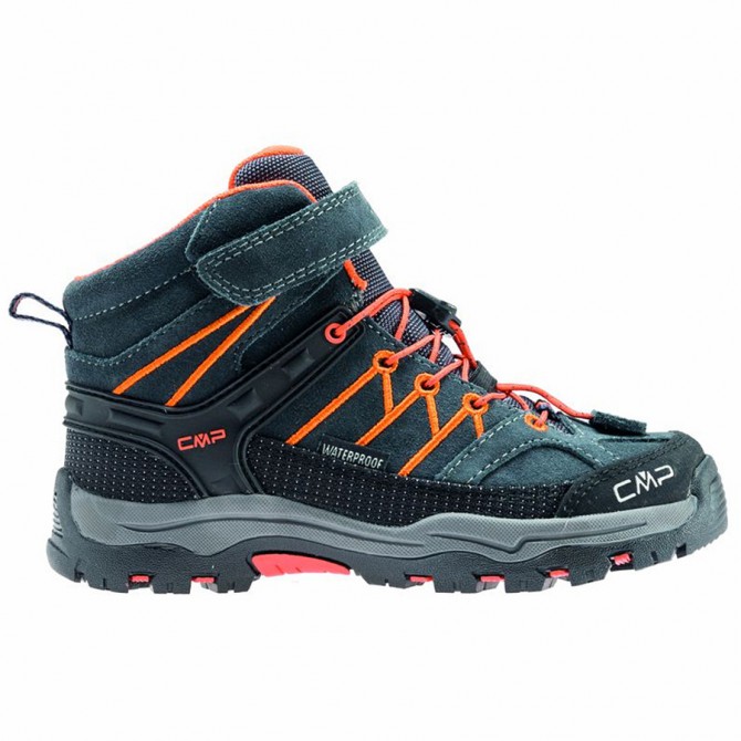 Trekking shoes Cmp Rigel Mid Junior blue-orange (25-27)