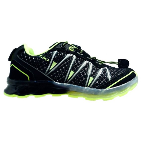 Trail running shoes Atlas Junior black-lime (33-41)