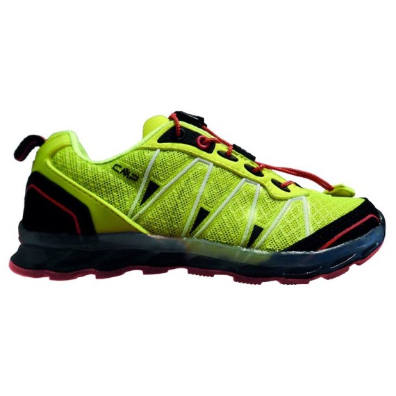 Trail running shoes Atlas Junior lime-black-red (25-32)