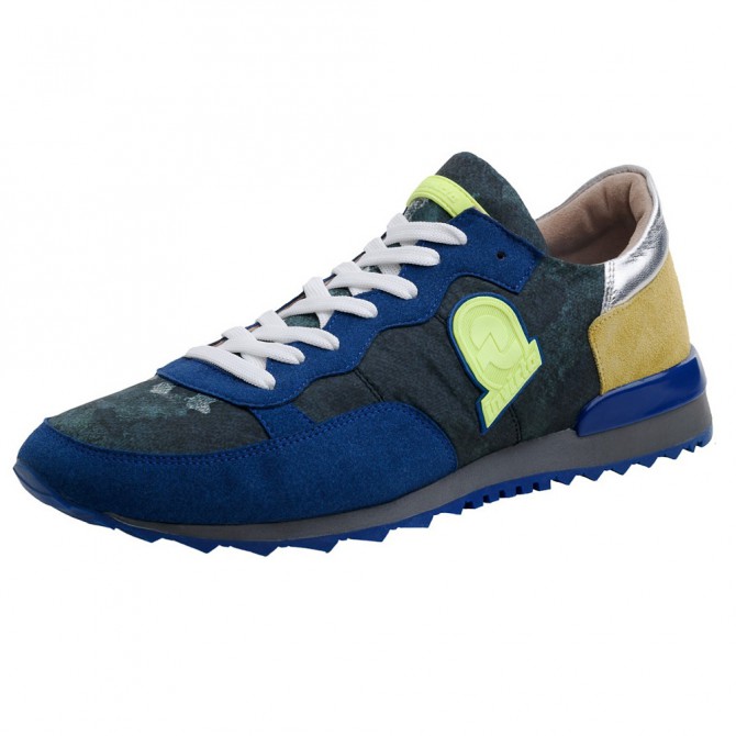 Sneakers Invicta Homme bleu-vert