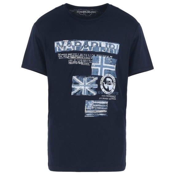 T-shirt Napapijri Sepik Uomo blu