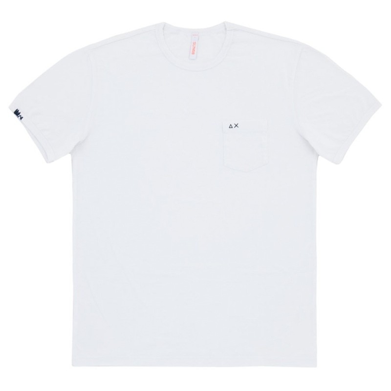 T-shirt Sun68 Round Man white