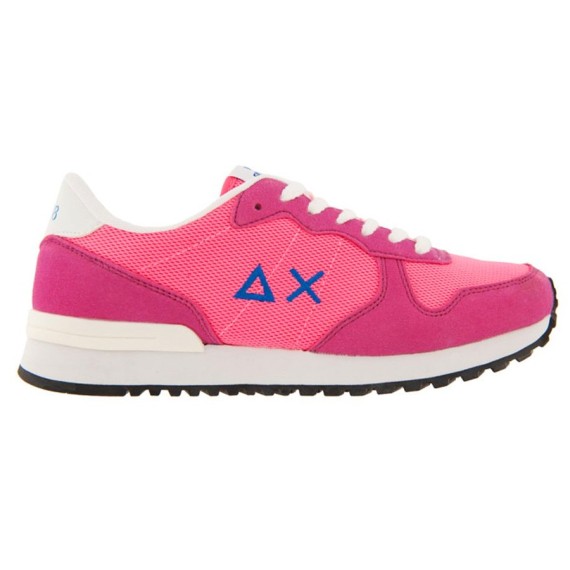 Sneakers Sun68 Running Fluo Color Mujer fucsia