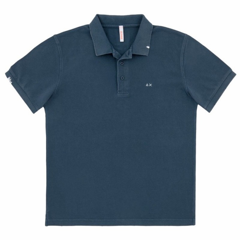 Polo Sun68 Vintage Solid Homme navy