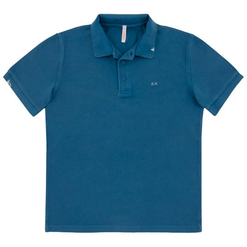 Polo Sun68 Vintage Solid Homme royal