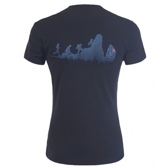 T-shirt trekking Montura Sporty blu notte