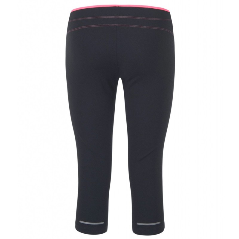 Pantalones 3/4 running Montura Easy Mujer negro-rosa