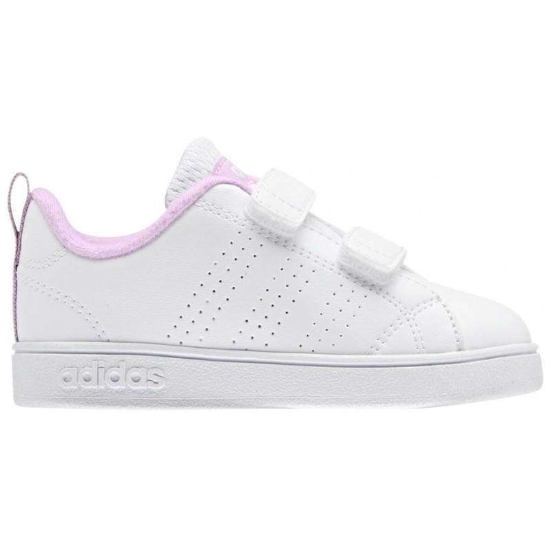 Sneakers Adidas VS Advantage Clean Baby white-pink