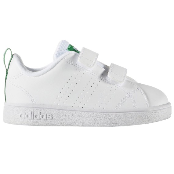 Sneakers Adidas Advantage Clean Baby blanc-vert