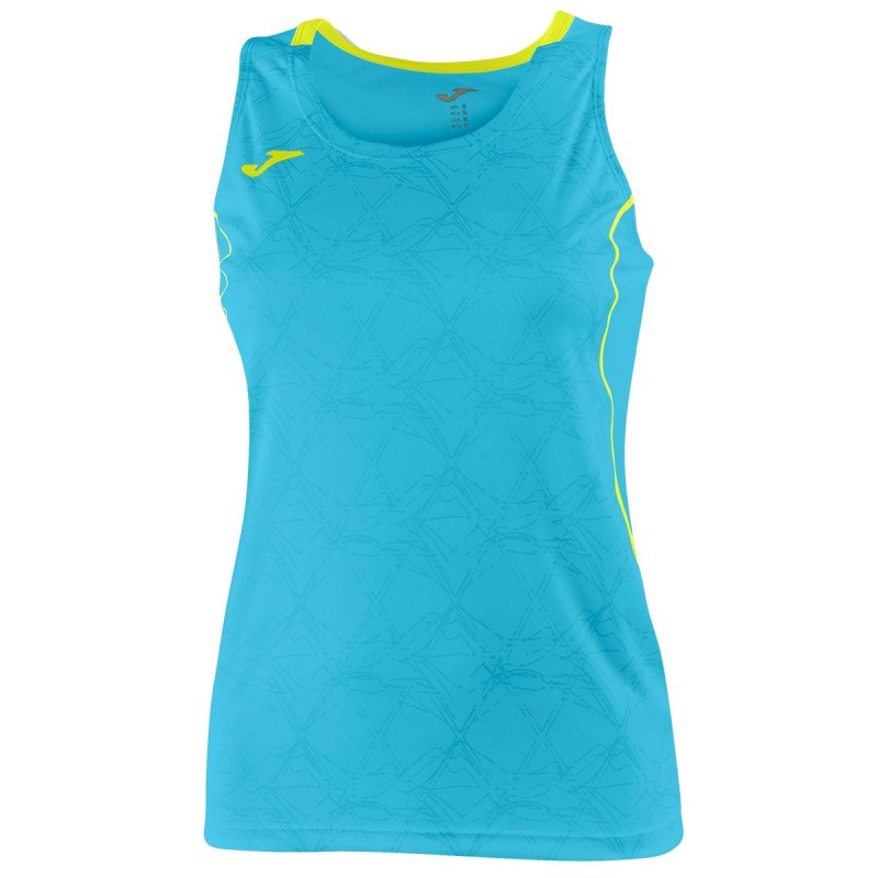 Camiseta running Joma Olimpia Mujer turquesa