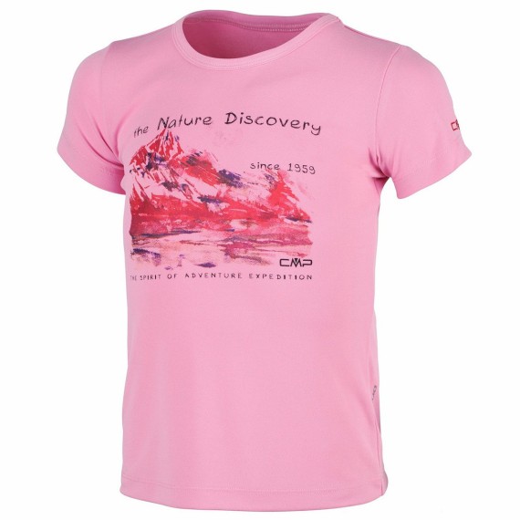 T-shirt trekking Cmp Girl rosa CMP Abbigliamento outdoor junior