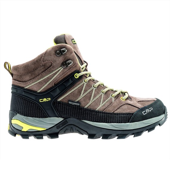 Trekking shoes Cmp Rigel Mid Man brown-lime